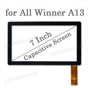 CZY6075A-FPC Digitizer Glass Touch Screen Panel 7 Inch for Allwinner A13 MID Tablet