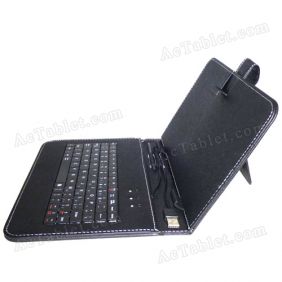 Leather Keyboard Case for PiPo Smart S2 RK3066 Dual Core Tablet PC 8 Inch