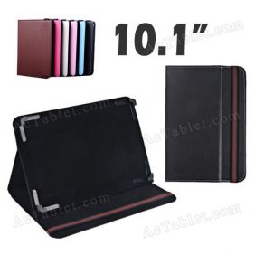 10.1 Inch Leather Case Cover for Ployer MOMO20HD Quad Core A31 Tablet PC