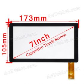 Digitizer Glass Touch Screen for DOMO Slate X14 7 Inch Android Tablet PC Replacement