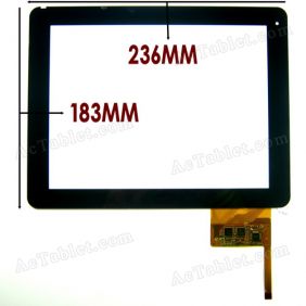 300-L3456B-A00_VER1.0 Digitizer Glass Touch Screen Panel Replacement for 9.7 Inch Tablet PC