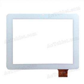 TPC0161 Digitizer Glass Touch Screen Panel for 9.7 Inch OEM Sanei Ampe Tablet PC