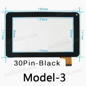 SG5351A-FPC-V0 FPC Digitizer Glass Touch Screen Panel Replacement for 7 Inch Tablet PC