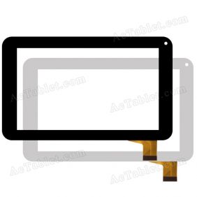 070033-FPC-1.0 86V Digitizer Glass Touch Screen Panel Replacement for 7 Inch Tablet PC