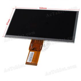 Replacement LCD Screen for Yuandao Vido N70 T11 3G MTK8312 Dual Core Tablet PC 7 Inch