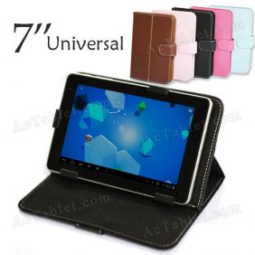 PU Leather Case Cover for JXD P1000M MTK6572 Dual Core MID 7 Inch Tablet PC