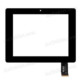 300-L3505B-A00-V1.0 Digitizer Glass Touch Screen Replacement for 8 Inch MID Tablet PC