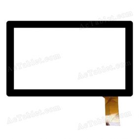 YJ024FPC-V0 Digitizer Glass Touch Screen Replacement for 7 Inch MID Tablet PC