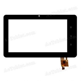 RS7F1609051V1.2 Digitizer Glass Touch Screen Replacement for 7 Inch MID Tablet PC