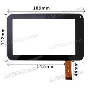 Touch Screen Replacement for 7" RAPID5 ECO DUAL-CORE Android Tablet PC