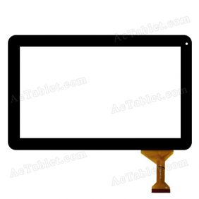 TE-1010-0053 FPC Digitizer Glass Touch Screen Replacement for 10.1 Inch MID Tablet PC
