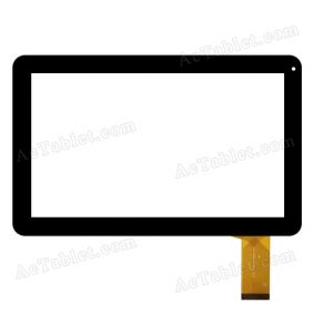 JU DH-1007A4-PG-FPC033-V2.0 Digitizer Touch Screen Replacement for 10.1 Inch MID Tablet PC