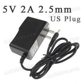 5V Power Supply Charger for 10\" GoTab GBT10 GBT10-BK Dual Core 10.1 Inch Tablet PC