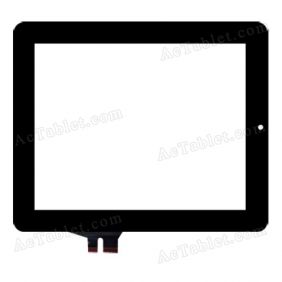 HOTATOUCH C155196A1-DRFPC095T-V1.0 Digitizer Glass Touch Screen Replacement for 8 Inch MID Tablet PC