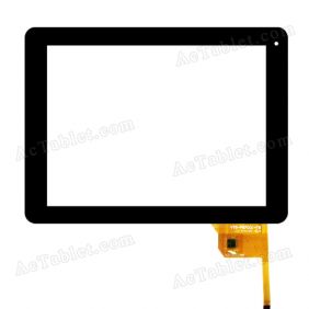 YTG-P97001-F8 V1.2 Digitizer Glass Touch Screen Replacement for 9.7 Inch MID Tablet PC
