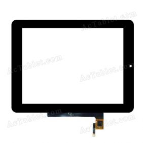 0768-V01-0701 Digitizer Glass Touch Screen Replacement for 8 Inch MID Tablet PC