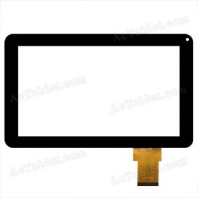 YJ157FPC-V0 Digitizer Glass Touch Screen Replacement for 9 Inch MID Tablet PC
