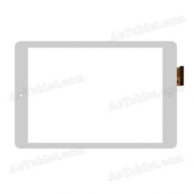 YTG-G97026-F2 Digitizer Glass Touch Screen Replacement for 9.7 Inch MID Tablet PC
