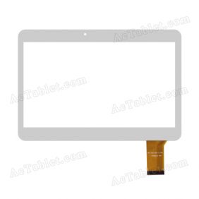 MF-762-101F FPC Digitizer Glass Touch Screen Replacement for 10.1 Inch MID Tablet PC