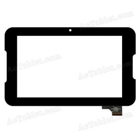 C116193A1-DRFPC128T-V1.0 Digitizer Glass Touch Screen Replacement for 7 Inch MID Tablet PC