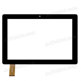 Digitizer Touch Screen Replacement for PendoPad PNDPPW8QK10BLK 10.1 Inch Tablet PC