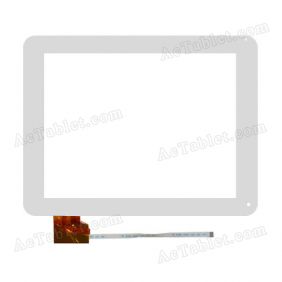 EST 04-0970-0388 V4 Digitizer Glass Touch Screen Replacement for 9.7 Inch MID Tablet PC