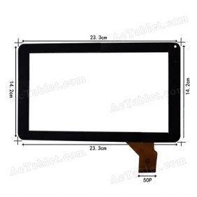 DH-0941A1-PG-A2 Digitizer Glass Touch Screen Replacement for 9 Inch MID Tablet PC