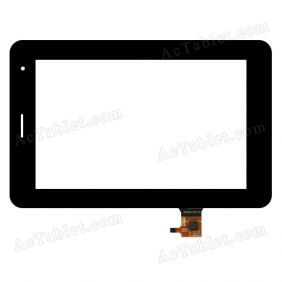 RS7F252_V2.0 Digitizer Glass Touch Screen Replacement for 7 Inch MID Tablet PC