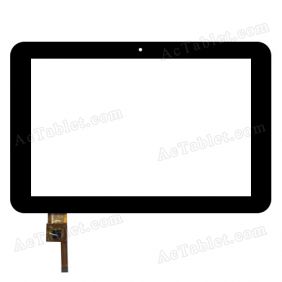 RS10F357_V1.2 Digitizer Glass Touch Screen Replacement for 10.1 Inch MID Tablet PC
