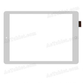 WJ787-FPC V3.0 Digitizer Glass Touch Screen Replacement for 9.7 Inch MID Tablet PC