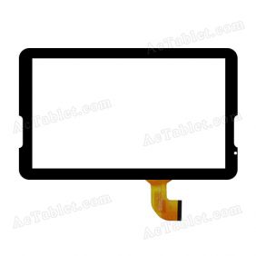 XN-1605 Digitizer Glass Touch Screen Replacement for 10.6 Inch MID Tablet PC