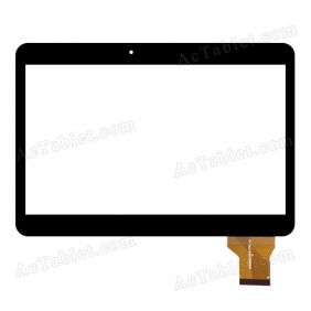 CN026C1010-FPC-V1.0 Digitizer Glass Touch Screen Replacement for 10.1 Inch MID Tablet PC