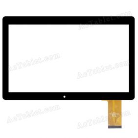 YTG-G10071-F1 V1.0 LLT Digitizer Glass Touch Screen Replacement for 10.1 Inch Tablet PC