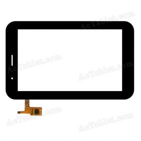 QYS 04-0700-0266A Digitizer Glass Touch Screen Replacement for 7 Inch MID Tablet PC