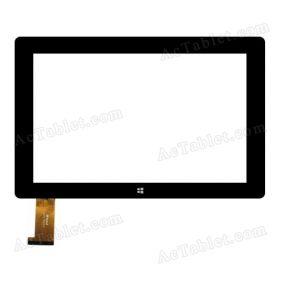 WJ976-FPC V2.0 Digitizer Glass Touch Screen Replacement for 10.1 Inch MID Tablet PC