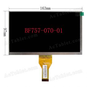 BF757-070-01 LCD Display Screen Replacement for 7 Inch Android Tablet PC