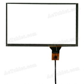 ZCC-2212 V2 FPC Digitizer Glass Touch Screen Replacement for Car GPS MID Tablet PC