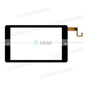 F-WGJ80162-V1 Digitizer Glass Touch Screen Replacement for 8 Inch MID Tablet PC