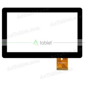XC-PG0430-001 FPC Digitizer Glass Touch Screen Replacement for 4.3 Inch MID Tablet PC