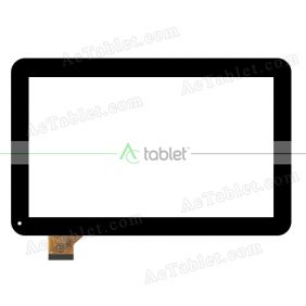 HC257159A1 FPC032H V1.0 Digitizer Glass Touch Screen Replacement for 10.1 Inch MID Tablet PC
