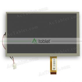 7300100048 E203460 LCD Screen Replacement for 7 Inch Portable DVD Player Tablet PC