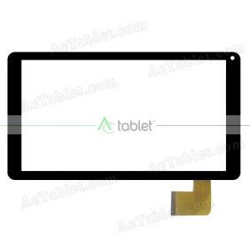 MF-817-101F-3 FPC Digitizer Glass Touch Screen Replacement for 10.1 Inch MID Tablet PC