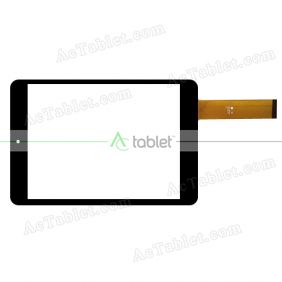 YJX11-V078-V0 Digitizer Glass Touch Screen Replacement for 7.9 Inch MID Tablet PC