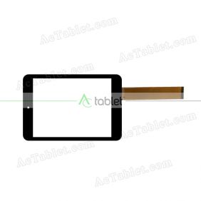300-L4589B Digitizer Glass Touch Screen Replacement for 7.9 Inch MID Tablet PC