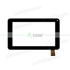 YJ041FPC-V0 Digitizer Glass Touch Screen Replacement for 7 Inch MID Tablet PC