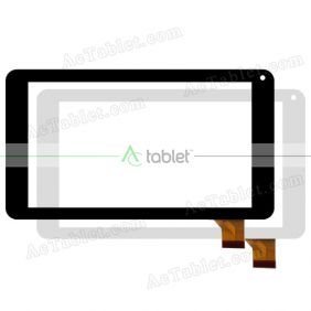 Digitizer Touch Screen Replacement for DigiLand DL721 DL721-RB 7 inch Quad Core Tablet PC