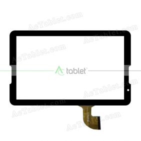 DH-1054A1-PG-FPC173-V2.0 Digitizer Glass Touch Screen Replacement for 10.6 Inch MID Tablet PC