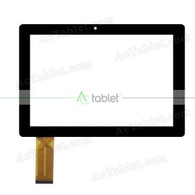 C168253E6-DRFPC397T-V2.0 Digitizer Glass Touch Screen Replacement for 10.1 Inch MID Tablet PC