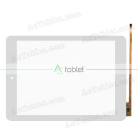 RS8F213_V2.0 Digitizer Glass Touch Screen Replacement for 8 Inch MID Tablet PC