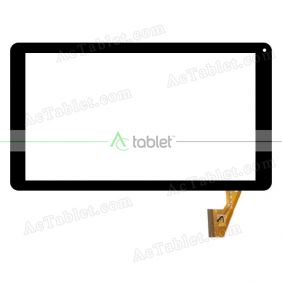 QS-102(P+G) Digitizer Glass Touch Screen Replacement for 10.1 Inch MID Tablet PC